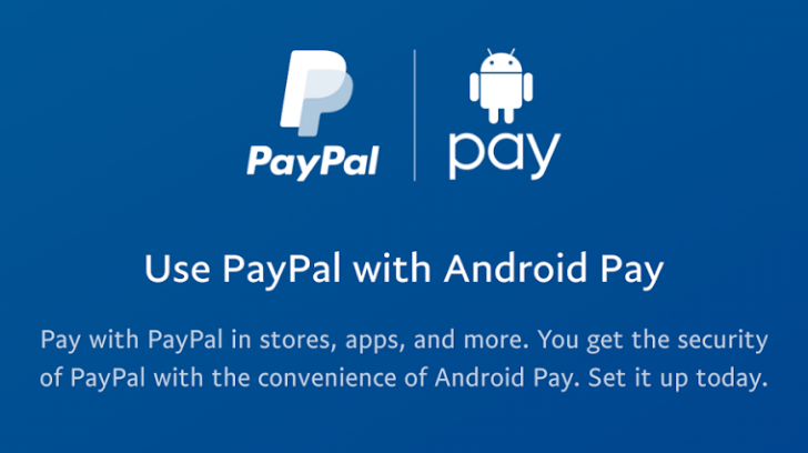 Android Pay extends support for Paypal