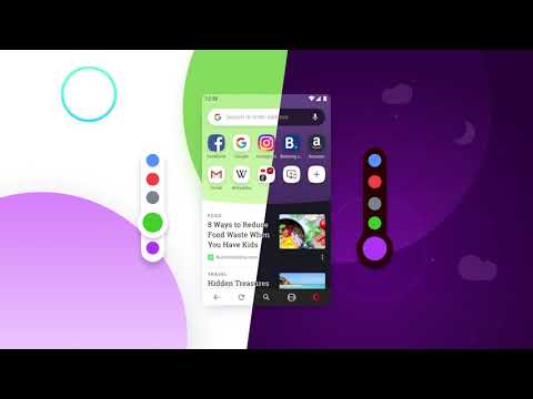New Opera 54 for Android with colorful themes looks goood!