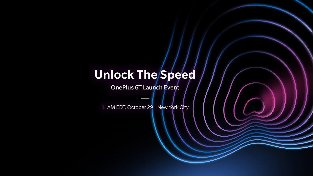 OnePlus 6T Launch Live Event