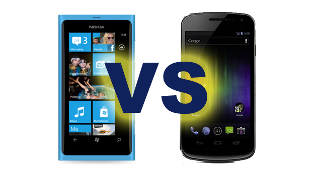 Samsung Galaxy Nexus vs Nokia Lumia 800