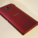 red sony xperia zl