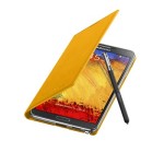 Galaxy Note3 Flip Cover Pen Mustard Yellow