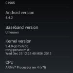 details unofficial cm 11 on xperia m