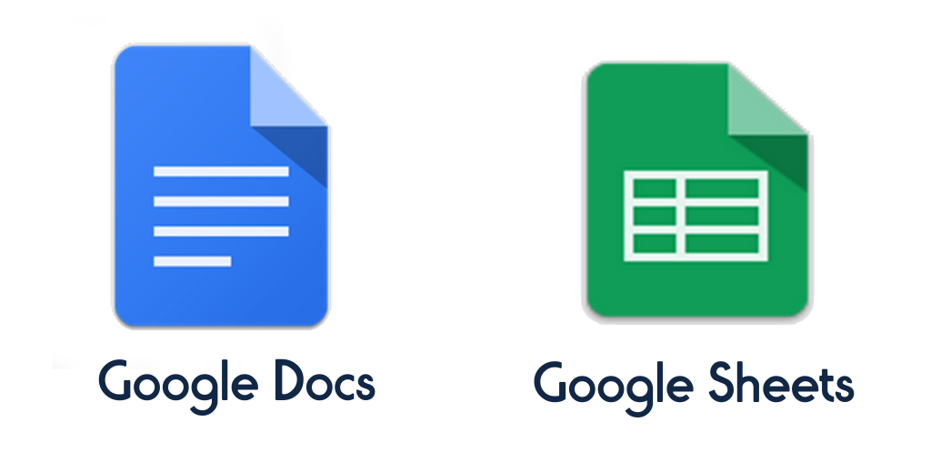 google docs and google sheets