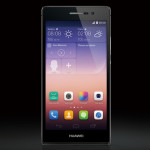 huawei ascend p7 front black