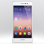 huawei ascend p7 front white