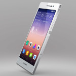 huawei ascend p7 white side