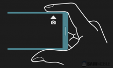 samsung side touch