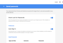 smart lock for passwords