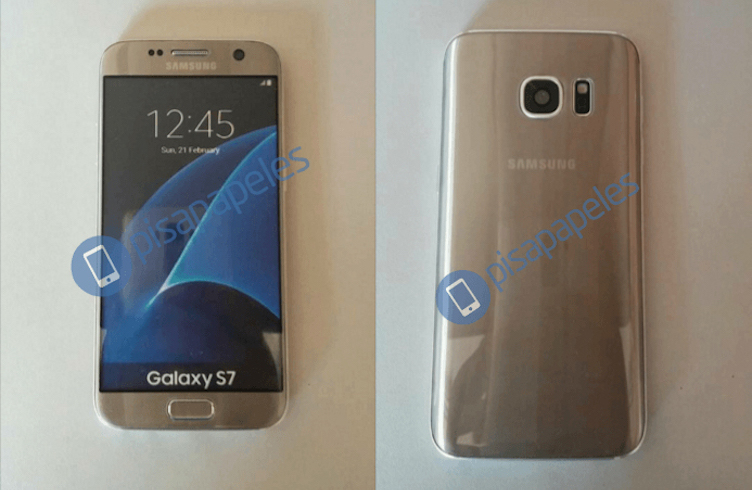 Gold Samsung Galaxy S7 Dummy Spotted