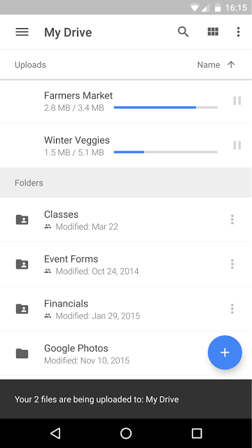 Google Drive’s Latest Version Adds Inline Uploads And User-Selectable Colored Folders