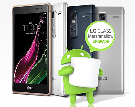 LG Class or Zero Getting Marshmallow