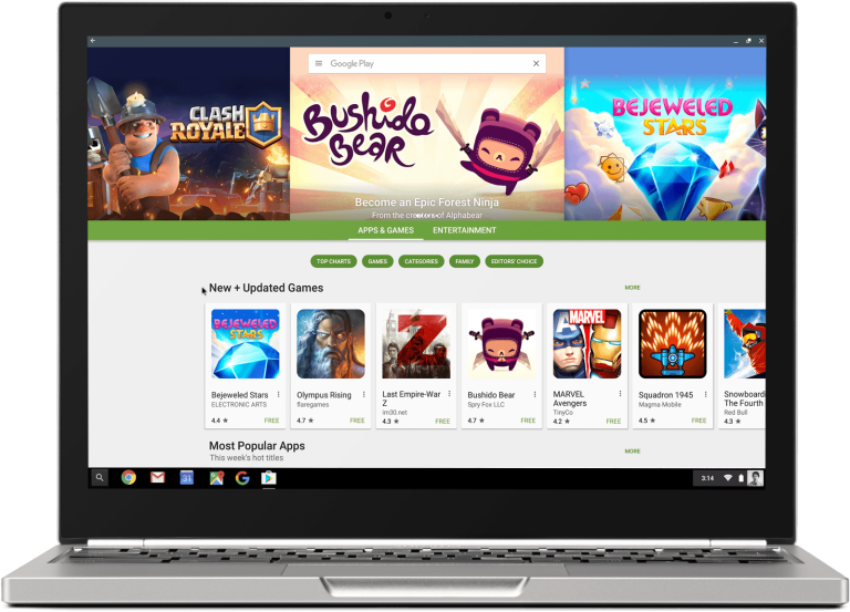 Official: Chromebooks Can Enjoy Android Apps With Google Play Access