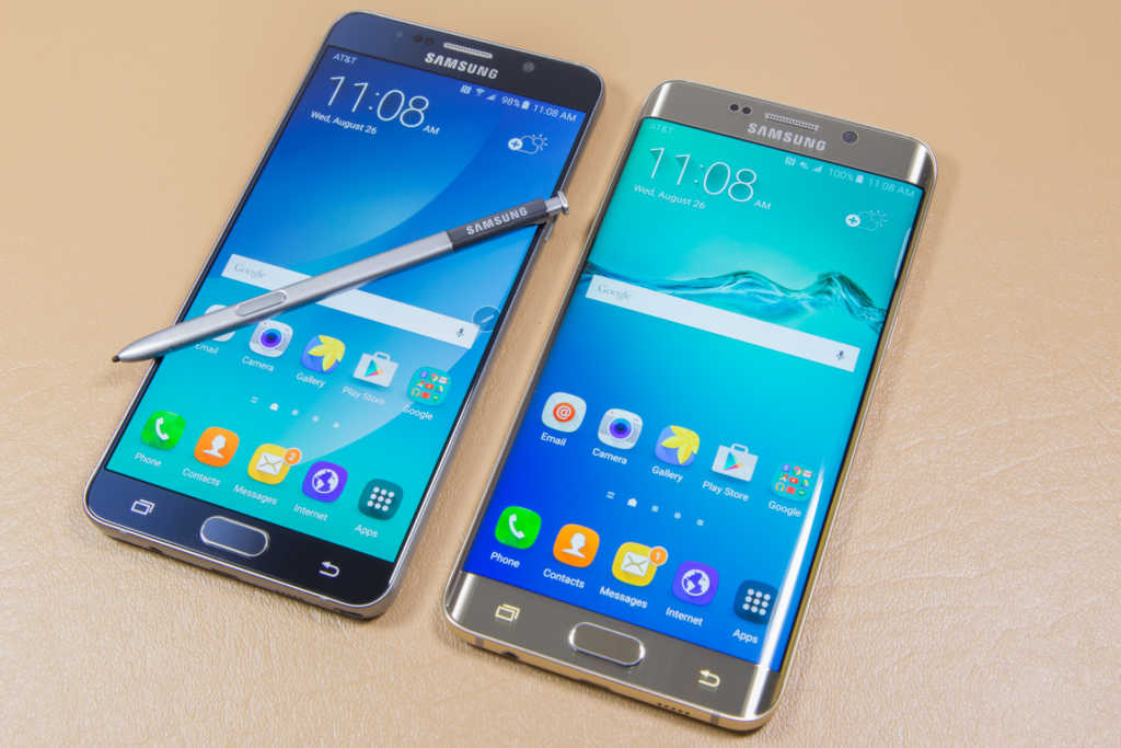 samsung galaxy note 5 and s6 edge+
