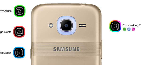 galaxy j2 smart glow led