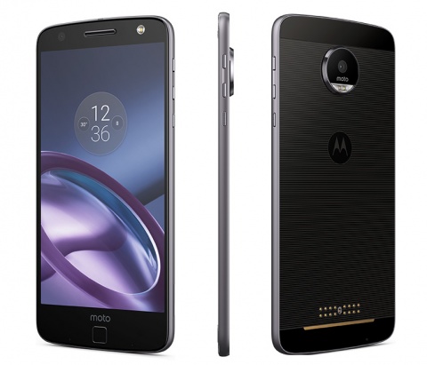 moto z force droid front, side and back