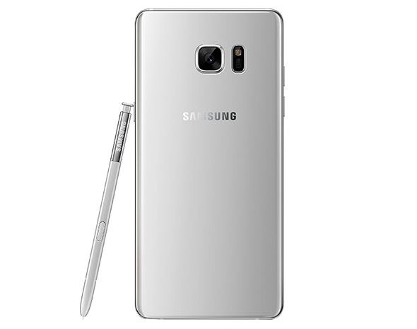 samsung galaxy note 7 silver back