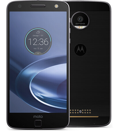 Moto Z Force DROID Front and Back