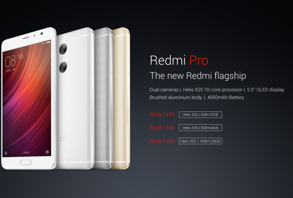 xiaomi redmi pro price