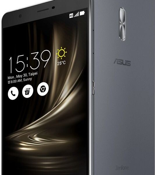 Asus ZenFone 3 Ultra grey front and back