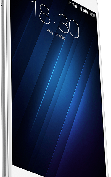 Meizu M3E white front