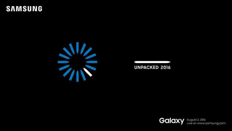 Watch LiveStream of Samsung Galaxy Note 7 Unpacked Event