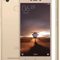 Xiaomi Redmi 3s in gold front back side