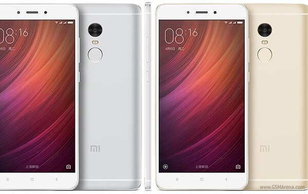 Xiaomi Redmi Note 4 front and back