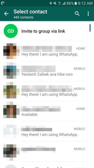 whatsapp's public group links