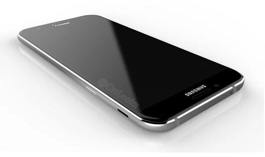 Samsung Galaxy A8 (2016) side bottom