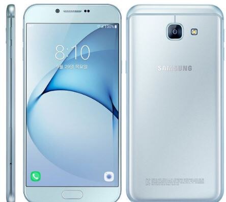 Samsung Galaxy A8 (2016) front back side