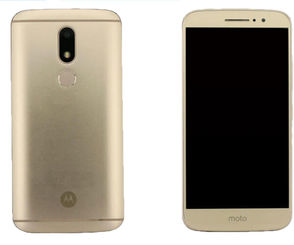 Motorola Moto M front back