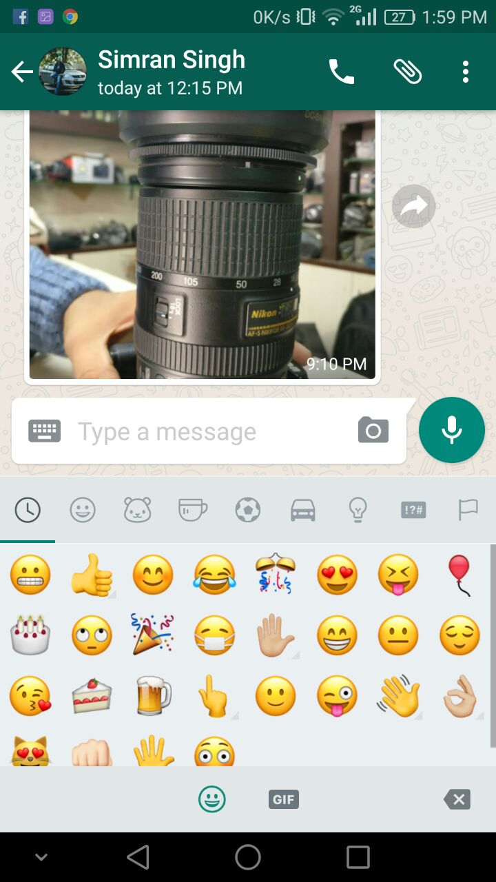 whatsapp gif search