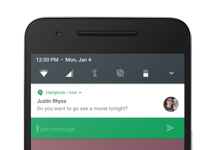 android nougat notifications