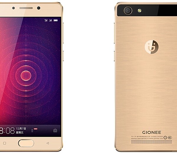 Gionee Steel 2 front and back