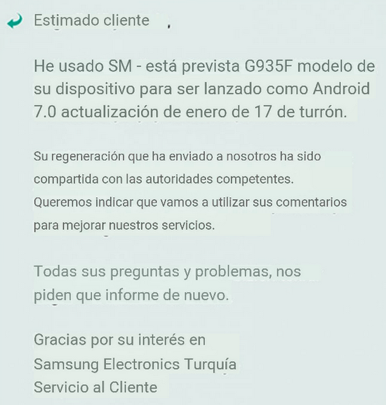 nougat galaxy s7