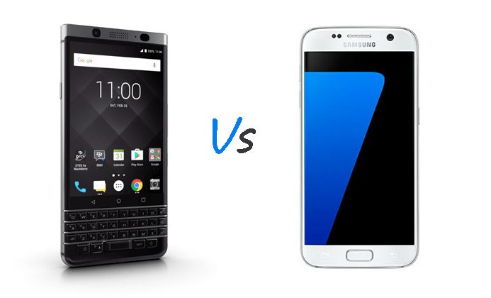 blackberry keyone (mercury) vs samsung galaxy s7