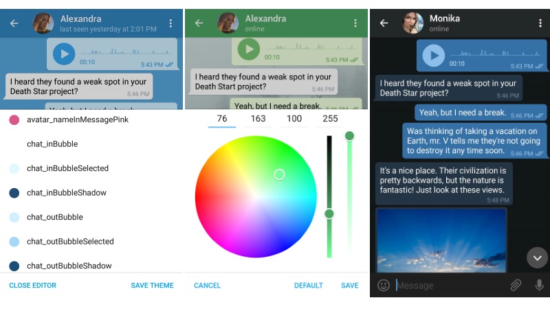 telegram theme telegram theme