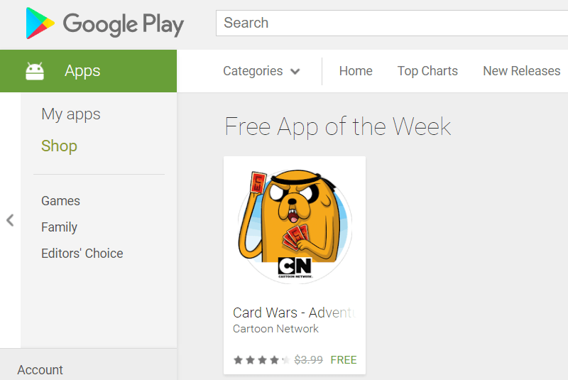 google play store free app of the week