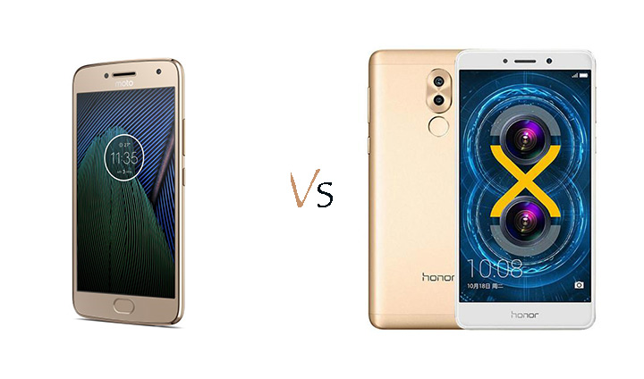 moto g5 plus vs honor 6x