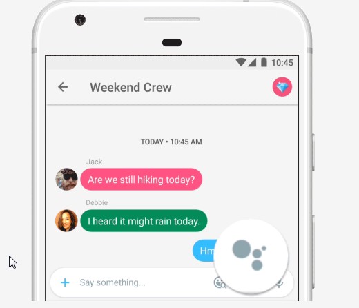 sharing gifs and emojis are more smarter in google allo now