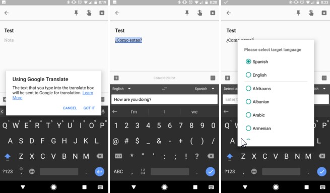 gboard 6.1 beta