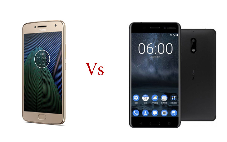 moto g5 plus vs nokia 6