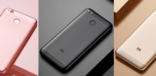 Xiaomi Redmi 4X black back