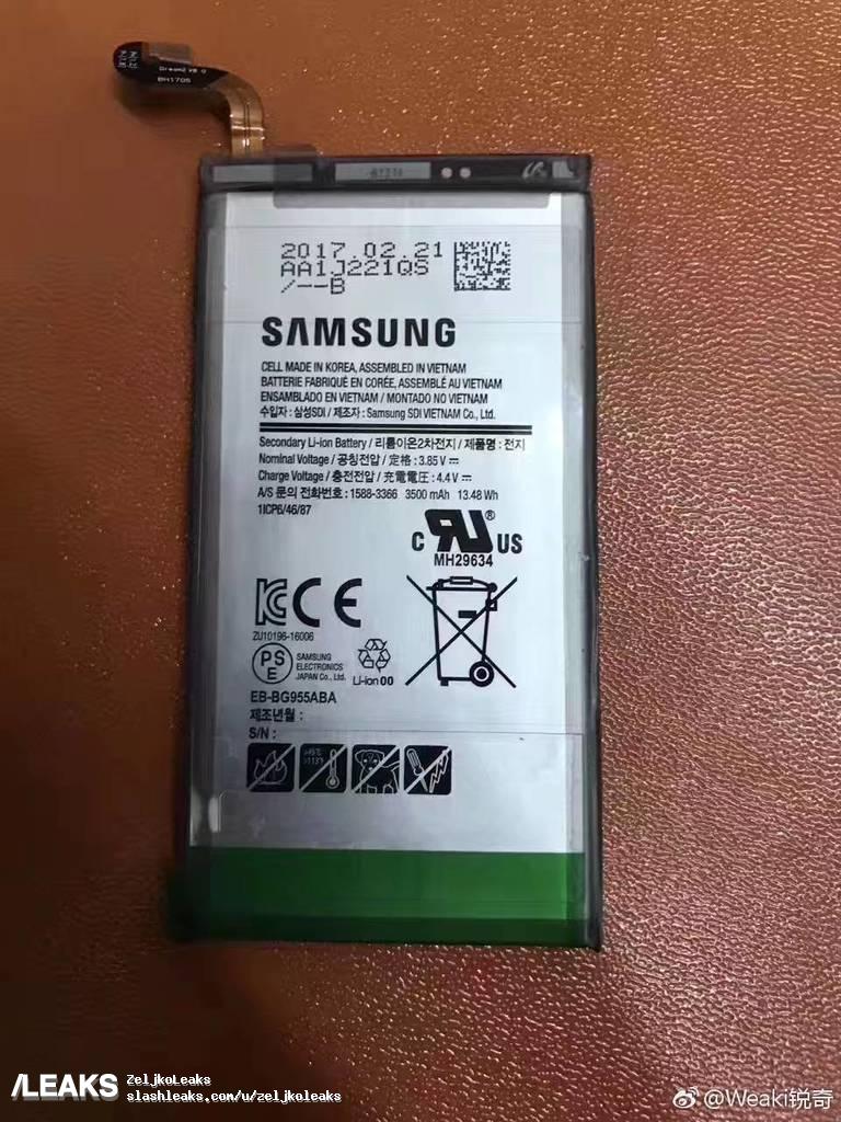 galaxy s8 plus battery