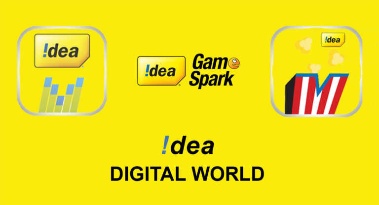 Idea enters Digital Entertainment Market with Music Lounge, Movie Club and Game Spark Apps