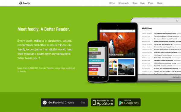 feedly best android news reader app