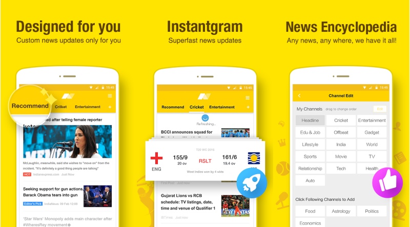 uc news reader app india