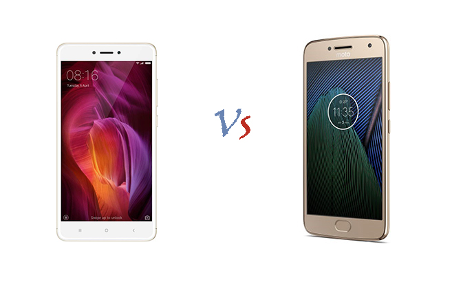 xiaomi redmi note 4 vs motorola moto g5 plus