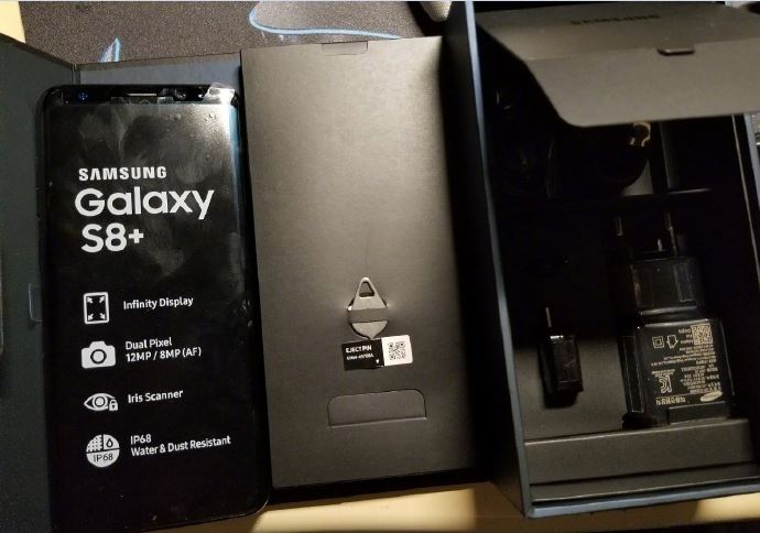 galaxy s8+ device